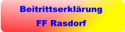 Beitrittserklärung  FF Rasdorf